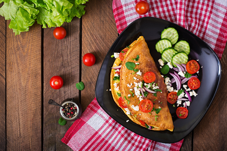 Beyaz Peynirli Omlet